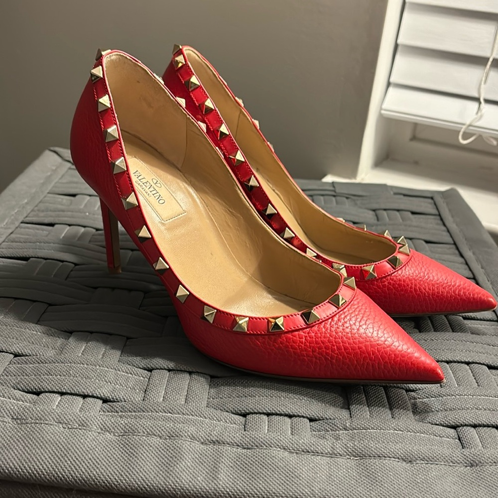 Valentino red pumps